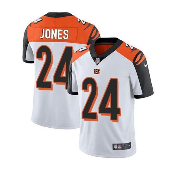 Men's Cincinnati Bengals #24 Adam Jones White Vapor Untouchable Limited Stitched Jersey